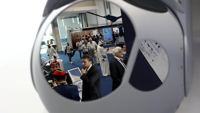 Wescam’s MX-Series on display at the L3 Technologies stand.