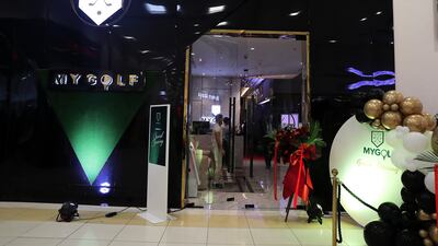 MyGolf Dubai, the region’s largest indoor golf facility, has opened at Dragon Mart 2. All photos: Pawan Singh / The National