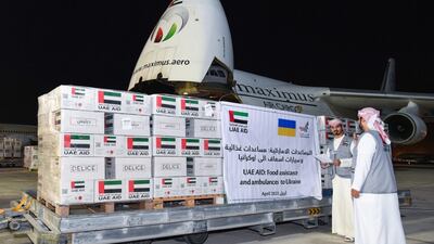 The UAE on Thursday sent a plane to Warsaw, Poland carrying food and medical equipment destined to assist victims of the war in Ukraine. Wam