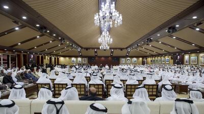 Egyptian scholar Dr Usama Sayyid Al Azhari delivered the first talk in the annual Ramadan Lecture Series. Rashed Al Mansoori / Crown Prince Court - Abu Dhabi