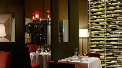 The Forge steakhouse has the ambience of an upmarket New York brasserie. Courtesy Ritz-Carlton