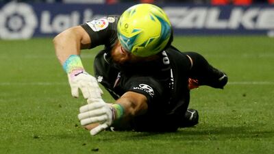 Atletico Madrid's Jan Oblak in action. AFP