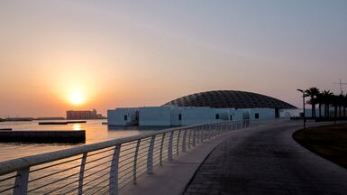 Louvre Abu Dhabi welcomed 784,606 visitors in the first half of this year. Victor Besa / The National