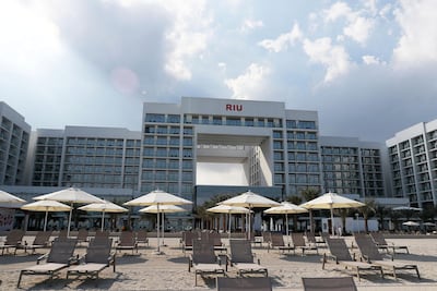 Hotel Riu on Deira Islands in Dubai has availability over Christmas and New Year. Pawan Singh / The National
