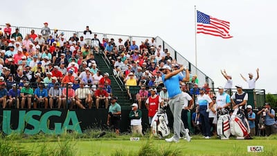 Dustin Johnson was the only player to register a bogey-free opening round at the US Open. Andrew Redington / Getty Images