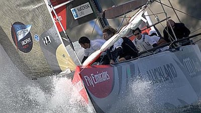 Competitors in the Louis Vuitton Trophy in New Zealand are looking forward to Abu Dhabi.