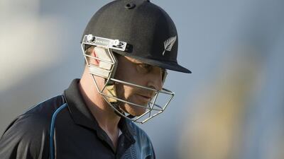 New Zealand captain Brendon McCullum has battled injury issues and may not appear in the first Black Caps Test against West Indies. Matt Dunham / AP