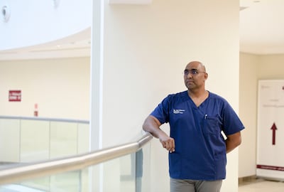 Dr Neil Nijhawan, a consultant in hospice and palliative medicine at Burjeel Medical City said palliative care remains underdeveloped in the region. Khushnum Bhandari / The National