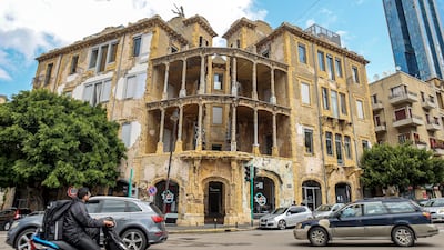 Beit Beirut, a renovated mansion used as a snipers' nest during the Lebanese Civil War, is now a Unesco-protected museum. AFP