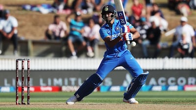 India’s Shreyas Iyer scored a century at Seddon Park in Hamilton on Wednesday. AFP