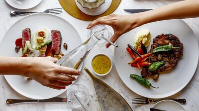 Guests at the hotel can dine at The Restaurant, an eatery that’s centered around the theme of a stylish apartment