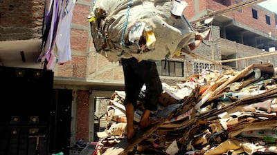 The Zabbaleen, or garbage people, perform a vital service by cleaning up rubbish in the city. Sandor Jaszberenyi / The National