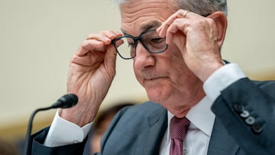 Federal Reserve Chairman Jerome Powell testifies during a House Financial Services Committee hearing. EPA
