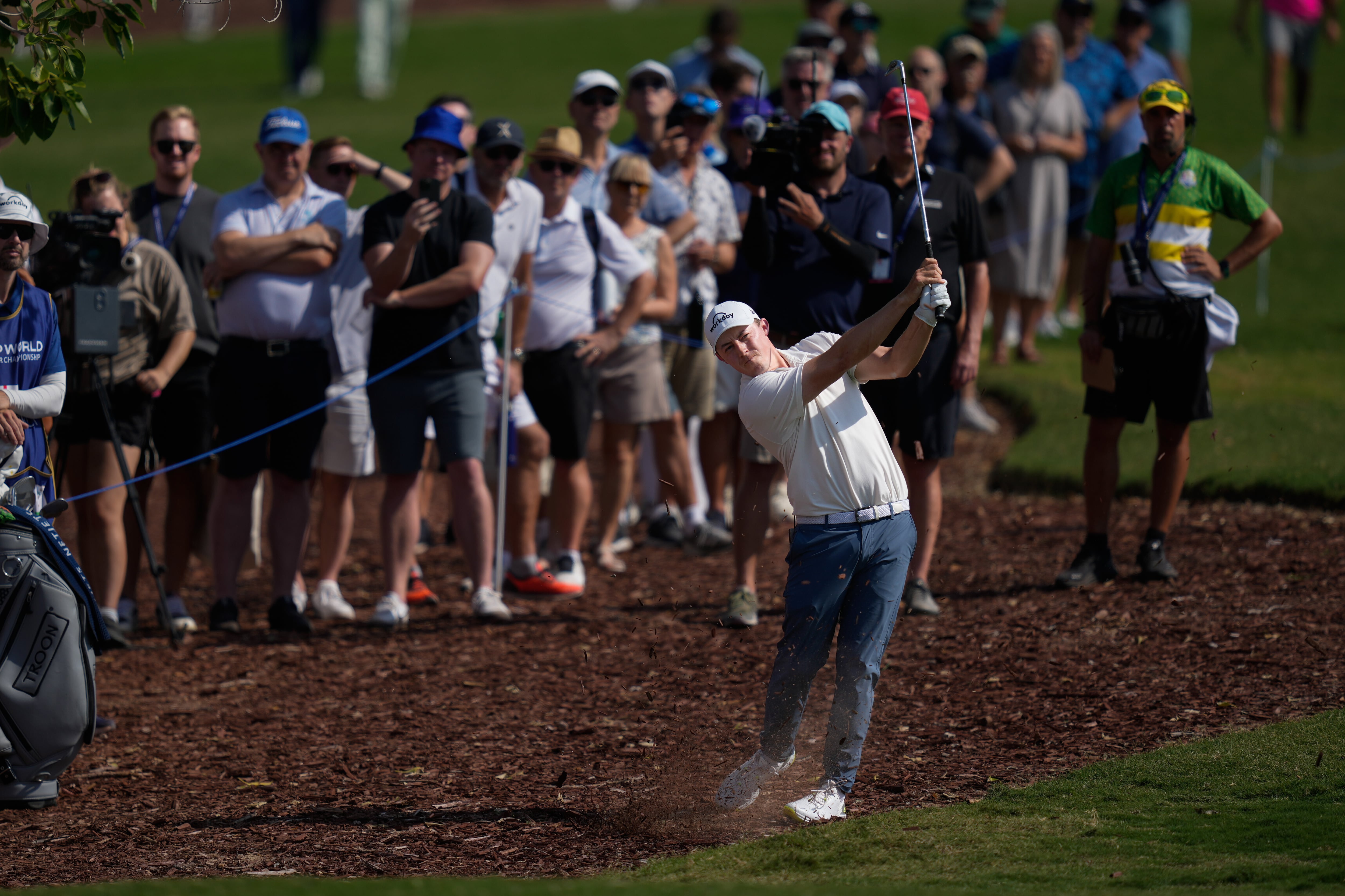 Matt Fitzpatrick carded a final round 67 before beating Rory McIlroy in a play-off. AP
