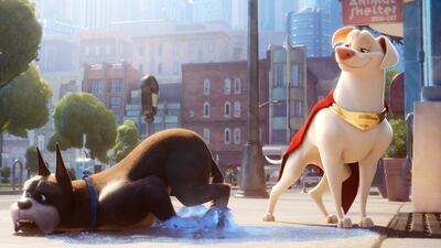 Hart's character Ace unintentionally gains superpowers just as Krypto loses his.