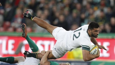Damian de Allende scored the match winning try to ensure South Africa level the series against Ireland. Kim Ludbrook / EPA