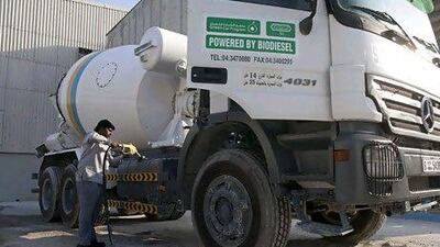 While recycled biodiesel is commercially viable alongside fossil-based diesel, biodiesel made from from plants such as corn and grain is more expensive, and cannot compete with conventional fuel. Jeff Topping / The National