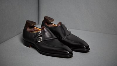 Double monk shoes inspired by Benjamin, a dancer, from Alessandro Sartori’s bespoke shoe collection for Ermenegildo Zegna. Courtesy of Ermenegildo Zegna