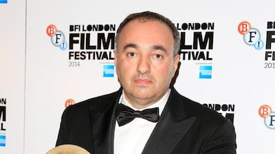 The Russian director Andrey Zvyagintsev with the Best Film award he received at the BFI London Film Festival for Leviathan. Gareth Cattermole / Getty Images for BFI