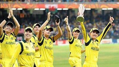 Australia went through some nervous moments against England before lifting the World Twenty20 trophy. Ishara S Kodikara / AFP