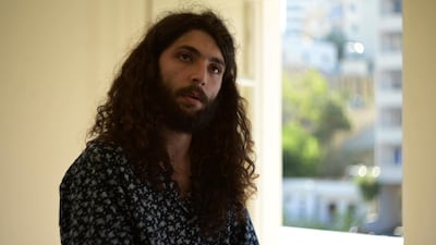 Ward El Khalaf at work in Studio Kunukku. Finbar Anderson / The National