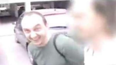A video from YouTube shows a Frenchman, Herve Le Gallou, smiling minutes after jumping from the Burj Dubai.