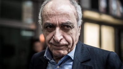 Ziad Takieddine arrives for a hearing after he said he delivered three cash-filled suitcases from Muammar Qaddafi to Nicolas Sarkozy. AFP