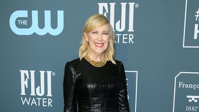 Catherine O'Hara arrives at the 25th annual Critics' Choice Awards on Sunday, January 12, 2020. AFP