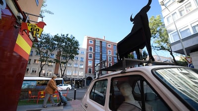 With short, hot, and dry summers and cold winters, Madrid, Spain, sees little rainfall, at only 63 days on average annually. AFP