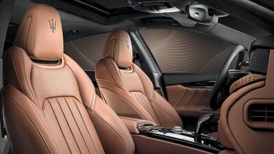 Tidy stylings inside the cabin.