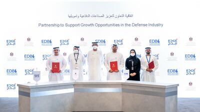 The agreement between the Ministry of Industry and Advanced Technology, Emirates Development Bank and Edge is in line with the Industry 4.0 initiative. Photo: MoIAT