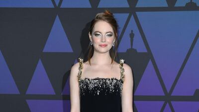 Emma Stone in Louis Vuitton. Photo / AFP