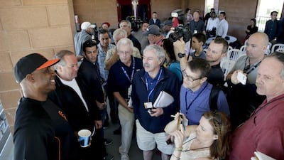 Bonds' current Spring Training instructing gig with the Giants, where he spent 15 seasons as a player, is his first work in baseball since his playing career ended in 2007. Chris Carlson / AP