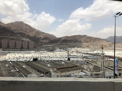 The tent city at Mina. Balquees Basalom/ The National
