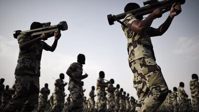The Haj will be performed under tight after Saudi Arabia, the UAE and three other Arab countries, joined a coalition of countries to combat ISIL. Mohammed Al Shaikh / AFP Photo