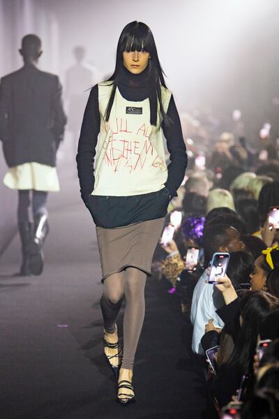 Modern grunge at Raf Simons. Photo: Raf Simons