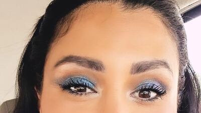 Sarah last month as she continues to recover.