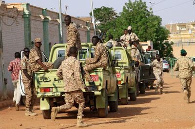 The convoy transporting Sudan's ousted president Omar Al Bashir as he is taken from Kober prison in l Khartoum on June 16 2019. AFP