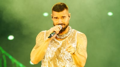 Ricky Martin performed at Saadiyat Nights on Saturday night. All photos: Saadiyat Nights