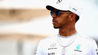BAKU, AZERBAIJAN - JUNE 22: Lewis Hamilton of Great Britain and Mercedes GP during previews ahead of the European Formula One Grand Prix at Baku City Circuit on June 22, 2017 in Baku, Azerbaijan. (Photo by Dan Istitene/Getty Images)