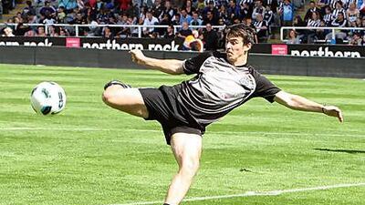 Newcastle United's Joey Barton will make his Premier League return in front of 75,000 Manchester United fans who will be sure to test the midfielder's famously short fuse.