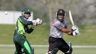 Moaaz Qazi is an all-rounder deferred his application to study in Canada after he was called into the UAE’s squads for the Under-19 World Cup last month, as well as the senior World T20 campaign. The chunky Abu Dhabi-raised student is untested at this level but he is unconcerned. Satish Kumar / The National