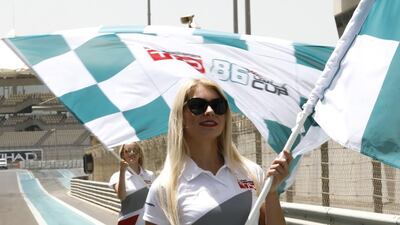 TRD 86 Cup grid girls.