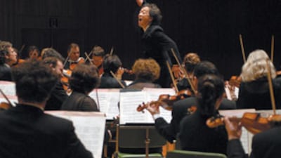 Myung-Whun Chung and the Orchestre Philharmonique de Radio France. They will present Ravel and Berlioz at the Emirates Palace as part of the Abu Dhabi Classics season on Friday.