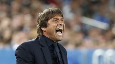 Italy head coach Antonio Conte on the sidelines against Germany. (REUTERS/Christian Hartmann)