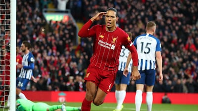 9=) Liverpool 2019/20 (18 matches). Getty Images