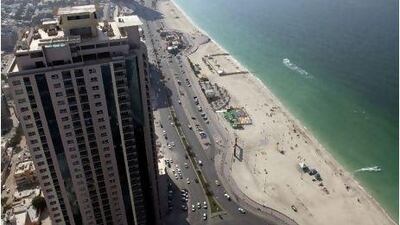 The Corniche in Ajman is being spruced up.