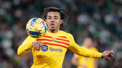 Jules Kounde – 8. Right of a back three when Barca were in possession, he was a full back out of possession. He was right by the Elche goal when he shot after 44, which was blocked in front of goal. AFP