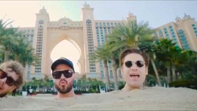 British boyband Busted filmed their new video 'Shipwrecked in Atlantis' at, yep, Atlantis, The Palm. The video was released on March 22. YouTube / Busted