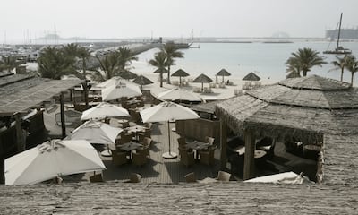 A view of the Barasti beach before Dubai Harbour was built. Photo: Barasti
